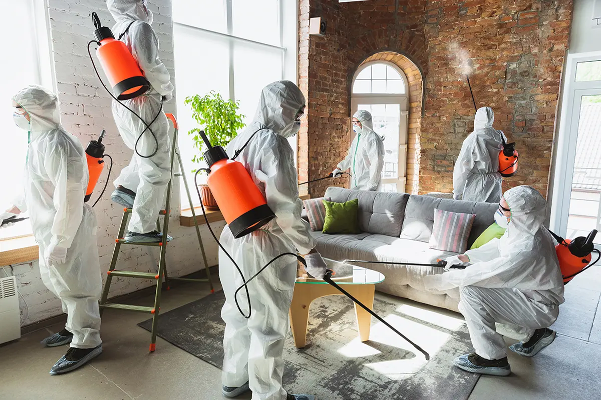 İlaçlamacı böcek ilaçlama uygulaması